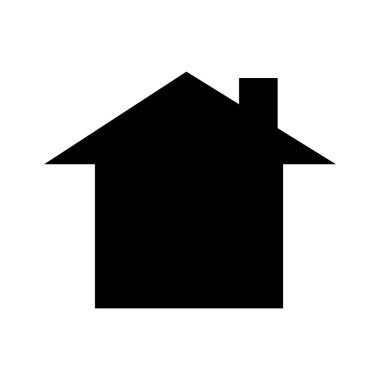 ev simgesi vektör illüstrasyonu