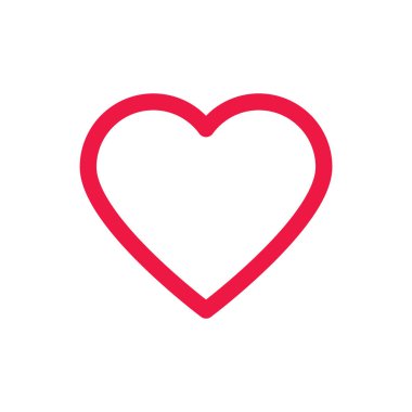 Arka planda kalp ikonu var. Aşk logosu kalp çizimi.