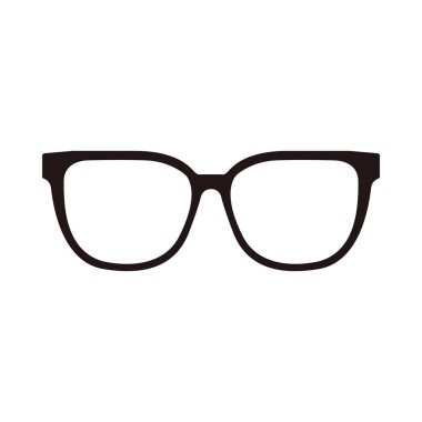 Gözlük ikonu. vektör illüstrasyonu