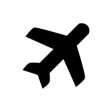 Bir düzlemin vektör illüstrasyon simgesi