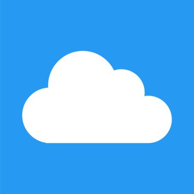 bulut web vektör simgesi