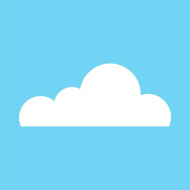 bulut web vektör simgesi