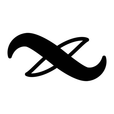 Sonsuzluk vektör logo tasarım şablonu