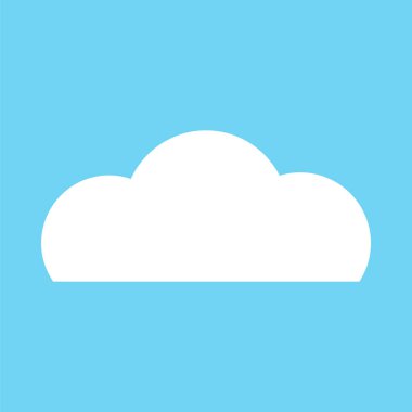 bulut web vektör simgesi