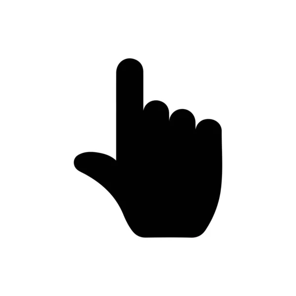 Pictogram Van Een Hand Cursor Vectorillustratie — Stockvector