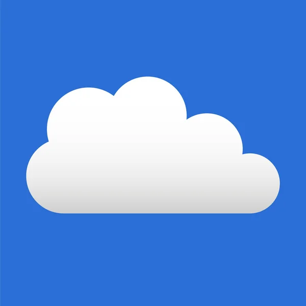 Icône Vecteur Web Cloud — Image vectorielle