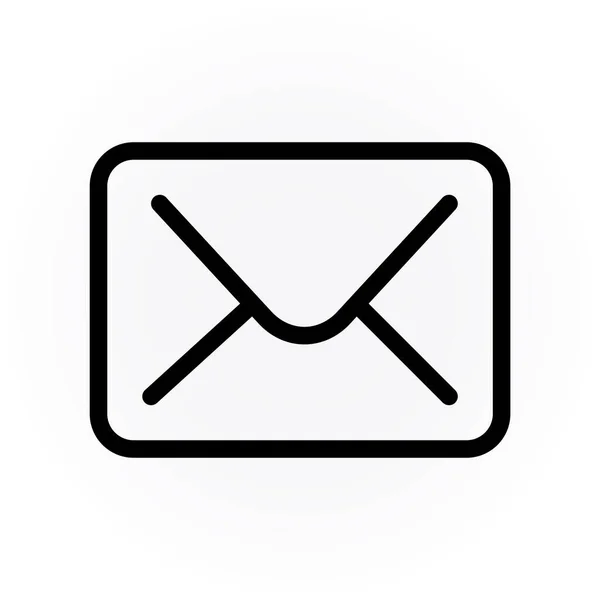 Envelope Mail Ícone Vetor Ilustração — Vetor de Stock
