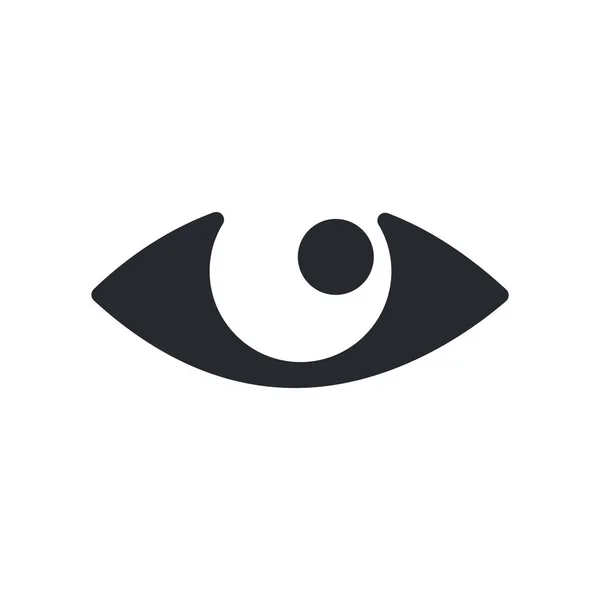 Eye Icon Flat Vector Illustration Design — 图库矢量图片