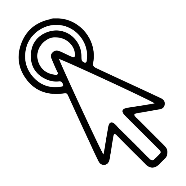 Cursor Web Vector Icon — Vettoriale Stock