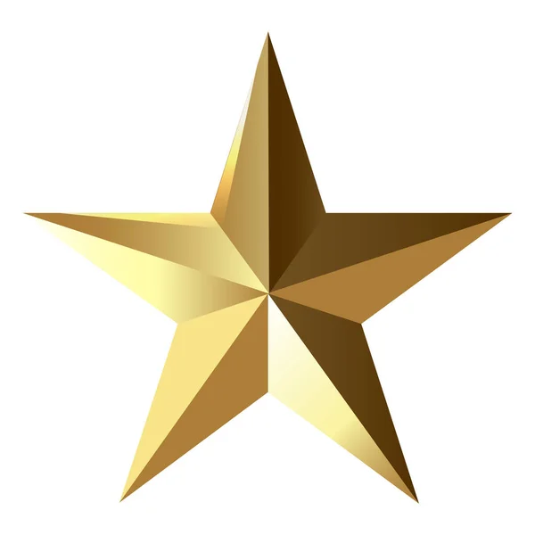 Icône Étoile Illustration Plate Des Étoiles Dorées Icônes Vectorielles Isolées — Image vectorielle