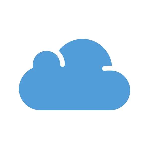 Cloud Webvektorsymbol — Stockvektor