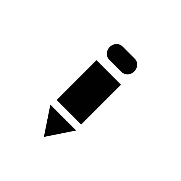 Vektor Illustration Symbol Des Bleistifts — Stockvektor