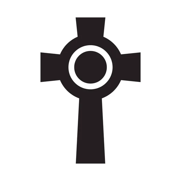 Illustration Vectorielle Icône Croix — Image vectorielle