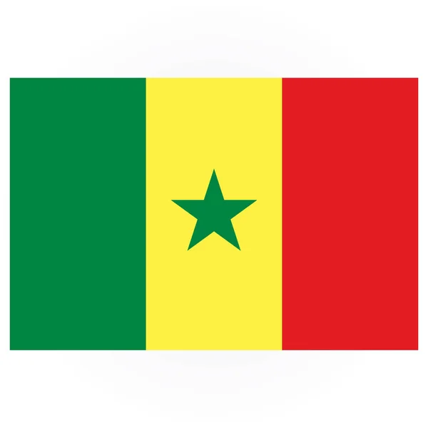 Bandera Del País Del Congo Ilustración Vectorial — Vector de stock