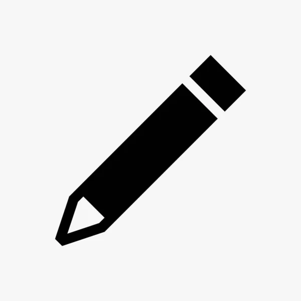 Vector Illustration Icon Pencil —  Vetores de Stock