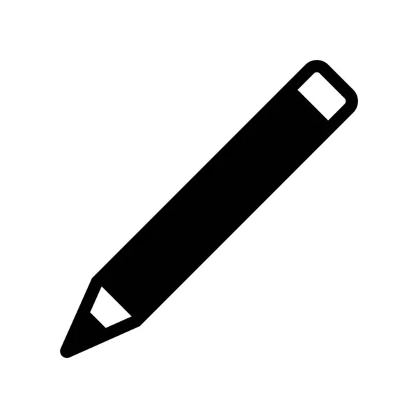 Icône Illustration Vectorielle Crayon — Image vectorielle