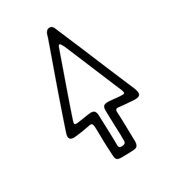 Cursor Web Vector Icon — Stockvektor