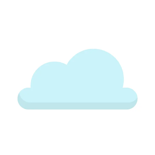 Cloud Webvektorsymbol — Stockvektor