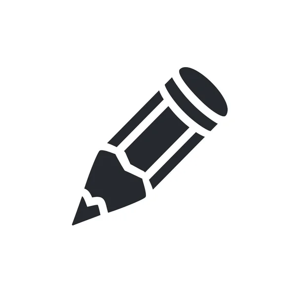 Vector Illustration Icon Pencil —  Vetores de Stock