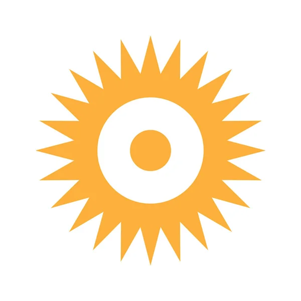 Sonnenblume Web Symbol Einfache Illustration — Stockvektor