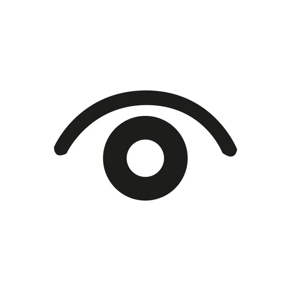 Eye Icon Flat Vector Illustration Design — 图库矢量图片