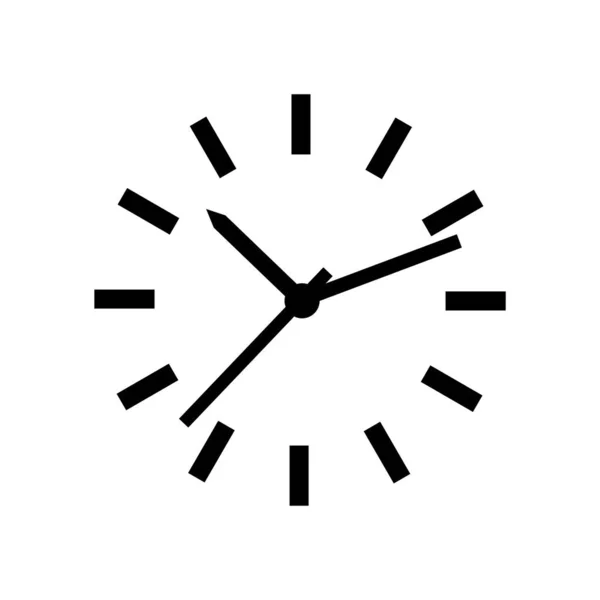 Clock Vector Web Icon — Stock Vector