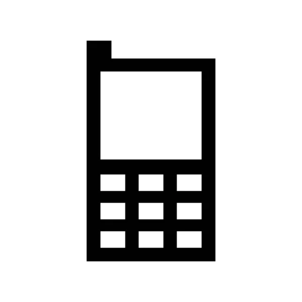 Vectorillustratie Pictogram Van Telefoon — Stockvector