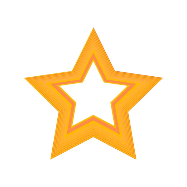 Иконка Векторной Иллюстрации Звезды — стоковый вектор