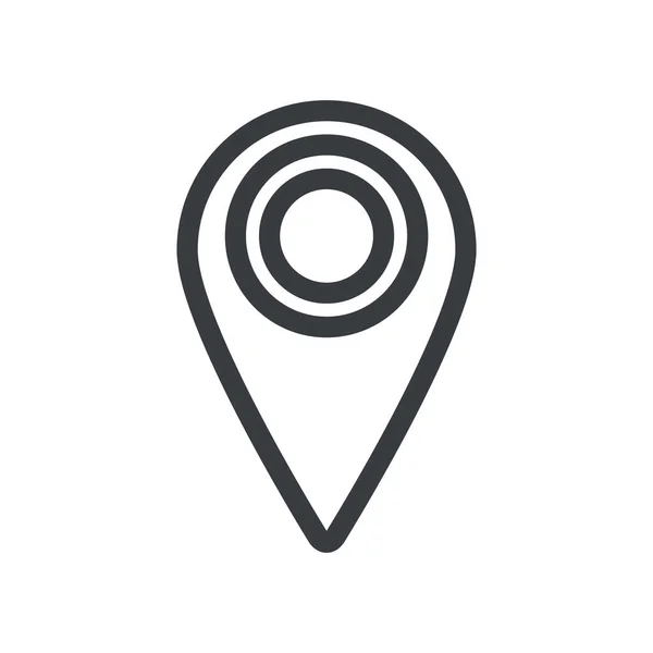 Vector Illustration Location Icon — 图库矢量图片