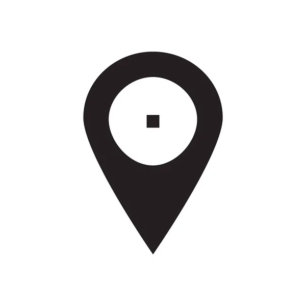 Minimalistic Vector Illustration Location Pin Icon — 图库矢量图片