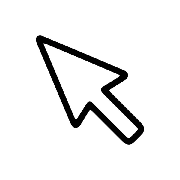 Cursor Webvektorsymbol — Stockvektor