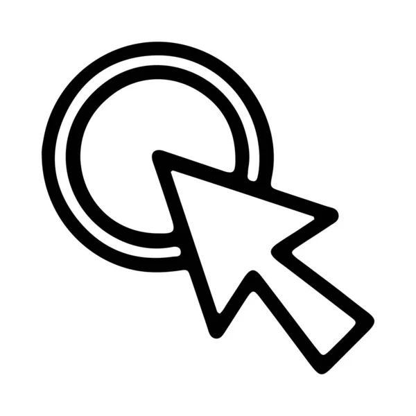 Cursor Web Vector Icon — Stockvektor