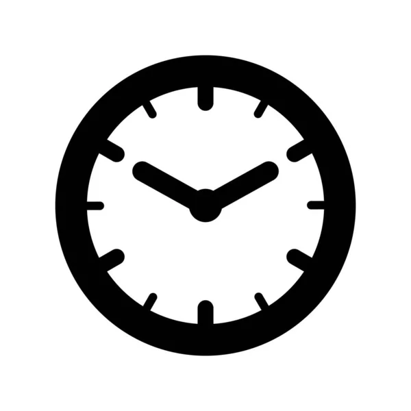 Веб Иконка Вектора Часов — стоковый вектор