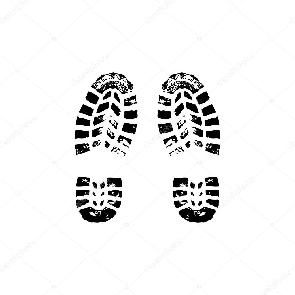 vector illustration of a pair of sneakers
