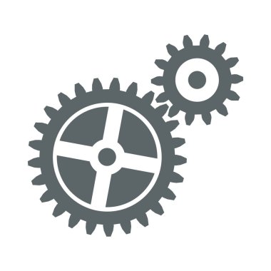 Seo modern simgesinin vektör illüstrasyonu, ayarlar, dişliler