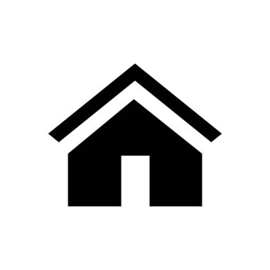 ev simgesi vektör illüstrasyonu