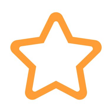 yıldız simgesi vektör illüstrasyonu