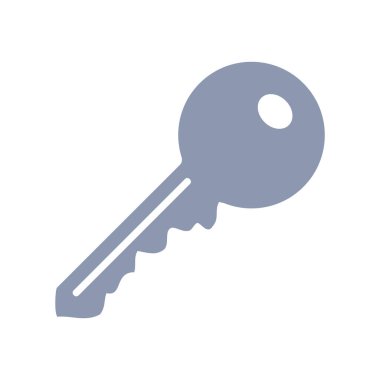 Kapı anahtarı vektör simgesi