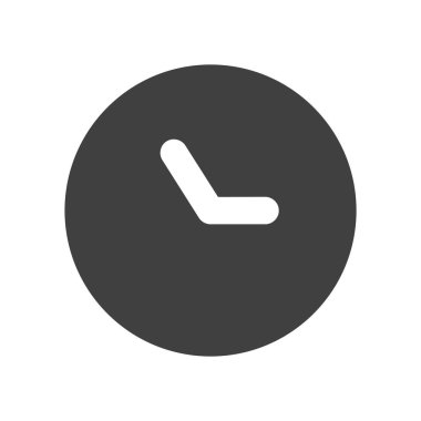 Saat vektör web simgesi