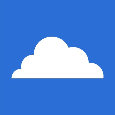 bulut web vektör simgesi