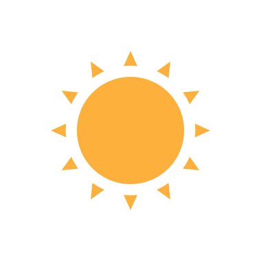 Güneş Simgesi Vektör illüstrasyonu