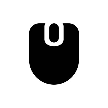 minimalist vektör illüstrasyonu, bilgisayar fare simgesi