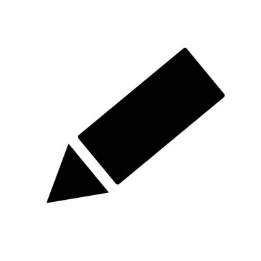 Kurşun kalemlerin vektör illüstrasyon simgesi 