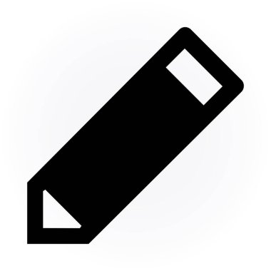 Kurşun kalemlerin vektör illüstrasyon simgesi 