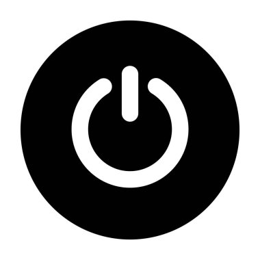 Simge üzerinde minimalist vektör illüstrasyonu, gücü