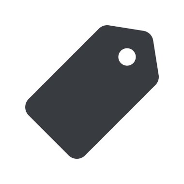 etiket simgesi vektör illüstrasyonu