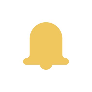 Çan simgesi vektör illüstrasyonu