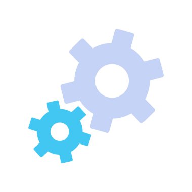 Seo modern simgesinin vektör illüstrasyonu, ayarlar, dişliler