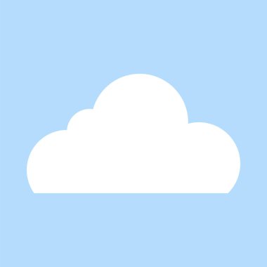 bulut web vektör simgesi