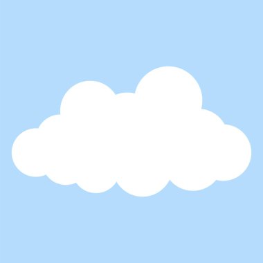 bulut web vektör simgesi